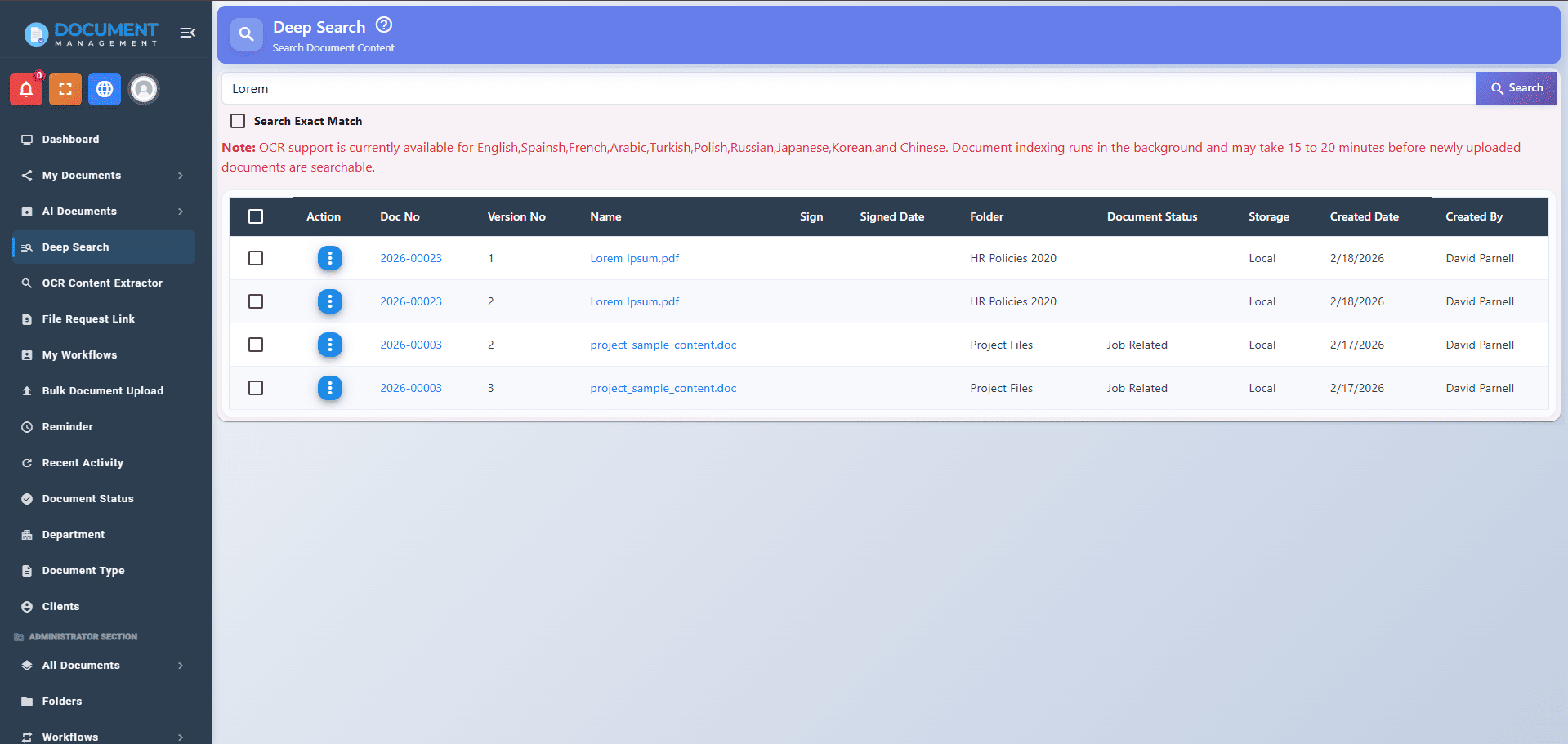 OCR Search