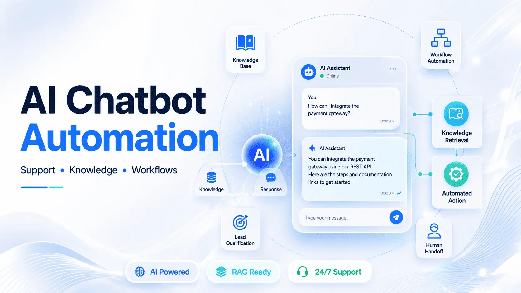 How AI Chatbots Can Automate Customer Support and Business Workflows