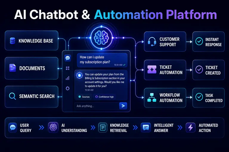 AI Chatbot & Automation Platform