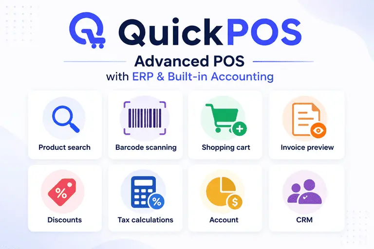 Quick POS - Advanced POS(Point of Sale) with Inventory Management