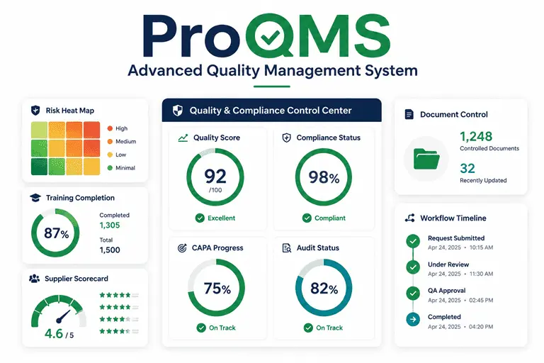 ProQMS - Advanced Quality Management System