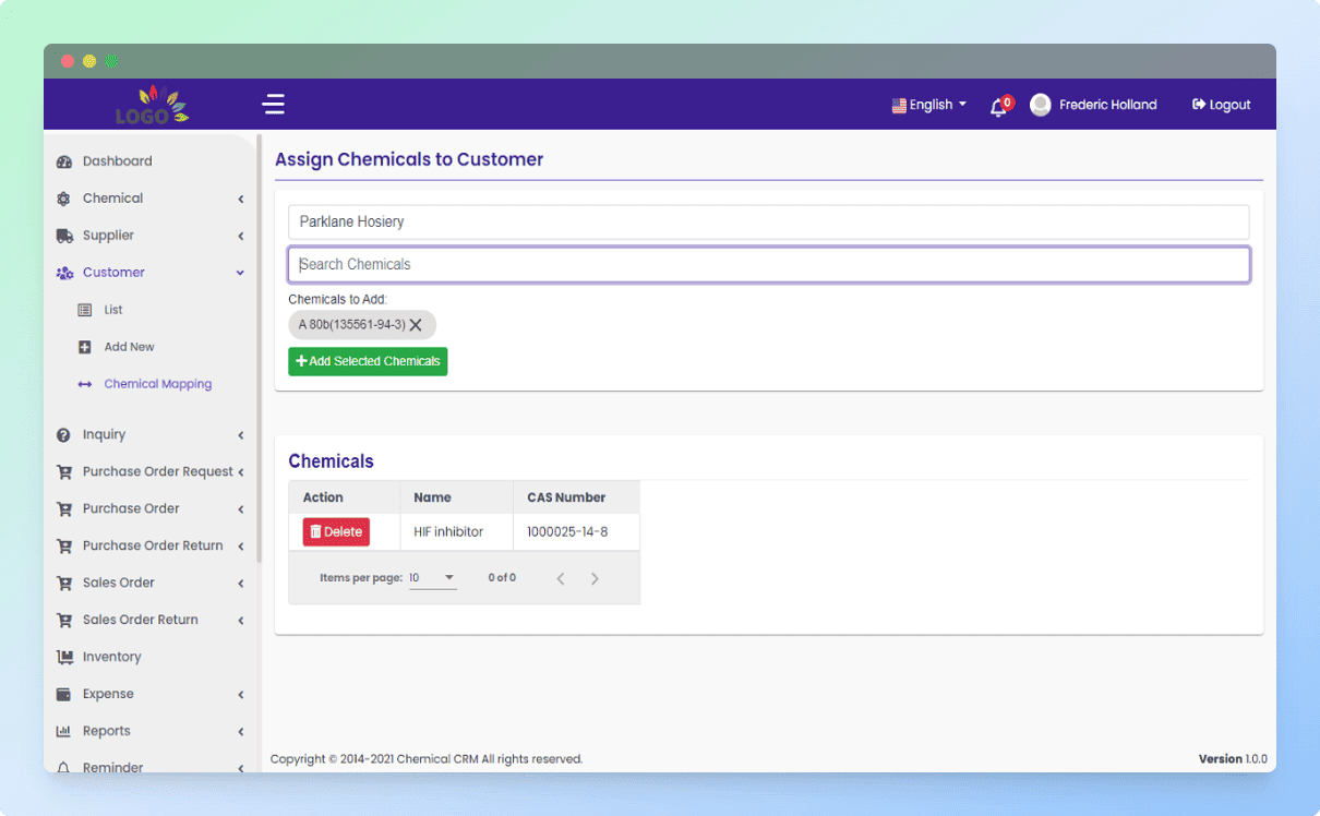 manage customer and supplier