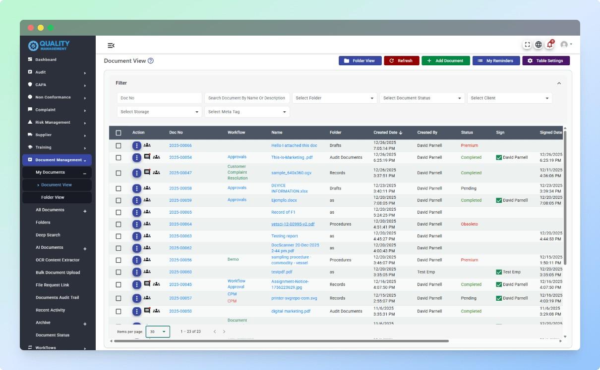 Document Management